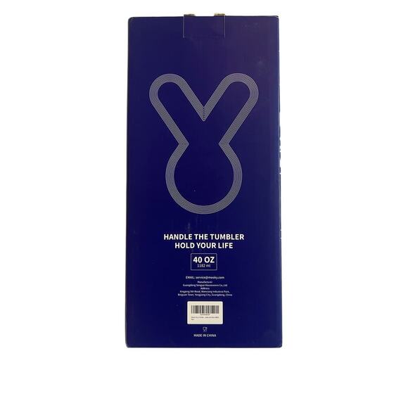 Meoky 40 oz Tumbler with straw Memorial Day Collection in the color Glory, NIB - Picture 6 of 13